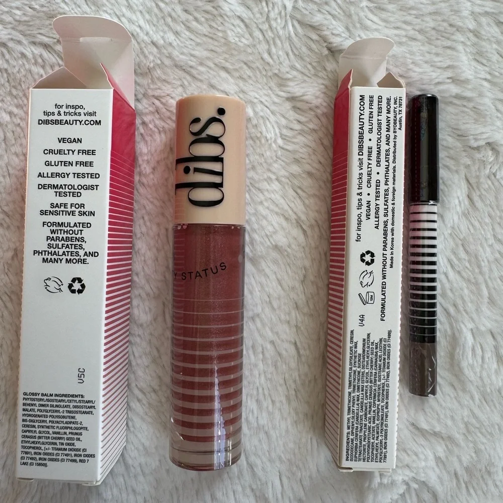 🔥NIB🔥 Dibs Go To Glossy Balm & Lip Definer Set